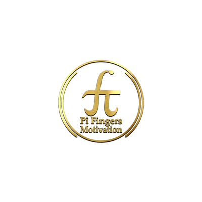 Pi Fingers Motivation Logo